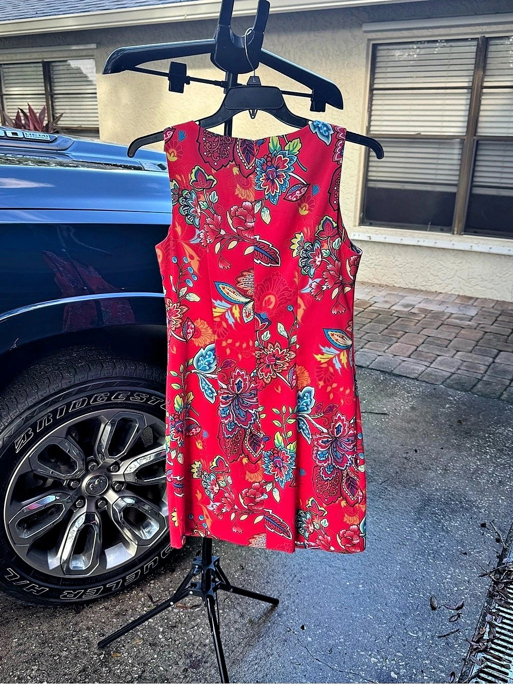 AGB Floral Mini Dress in Pink Size 12 Like New